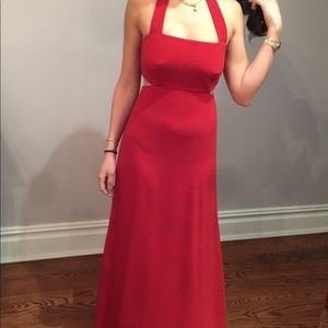 JILL JILL STUART Red prom dress